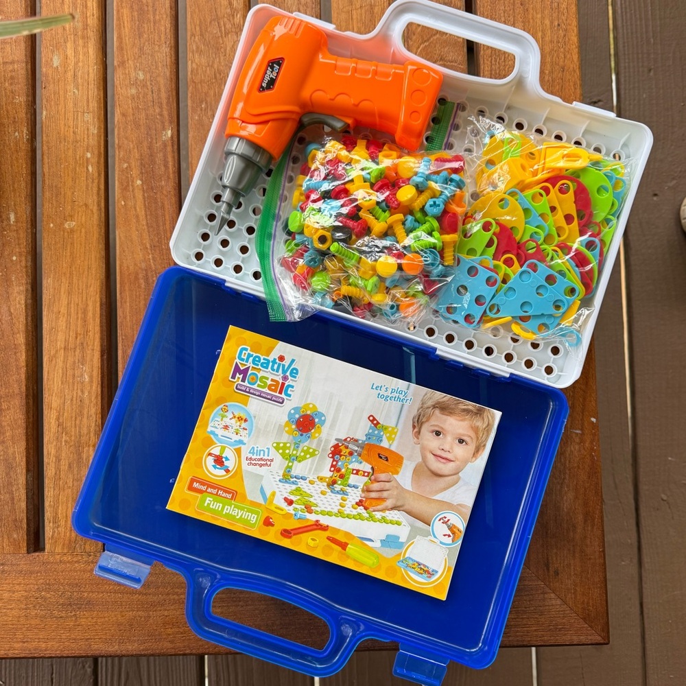 Creative Mosaic Build & Design Drill Toy